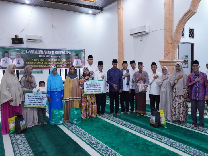 Bupati Kampar Ahmad Yuzar Resmi Lepas Tim Safari Ramadhan 1447 H.